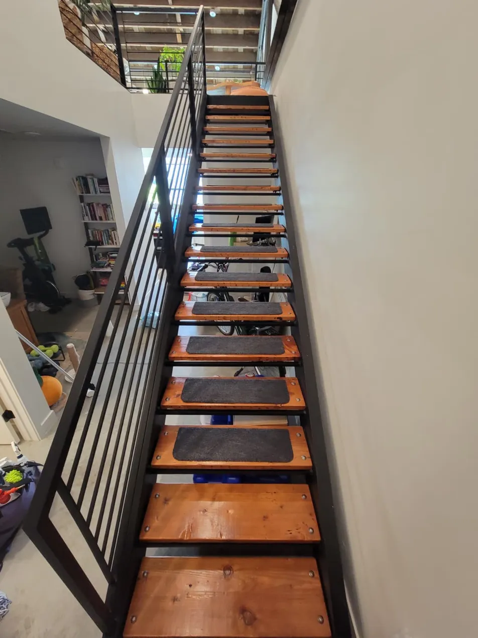 Spotless stairs after My Pristine Home cleaning in Highland, UT
