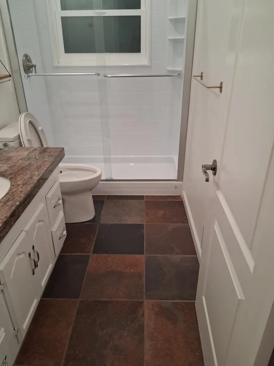 Bathroom cleaned by My Pristine Home