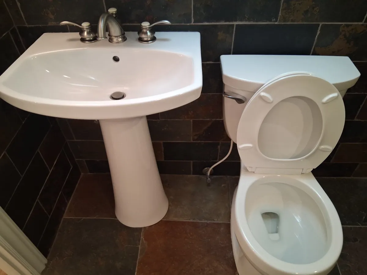 Bathroom sink cleaned by My Pristine Home