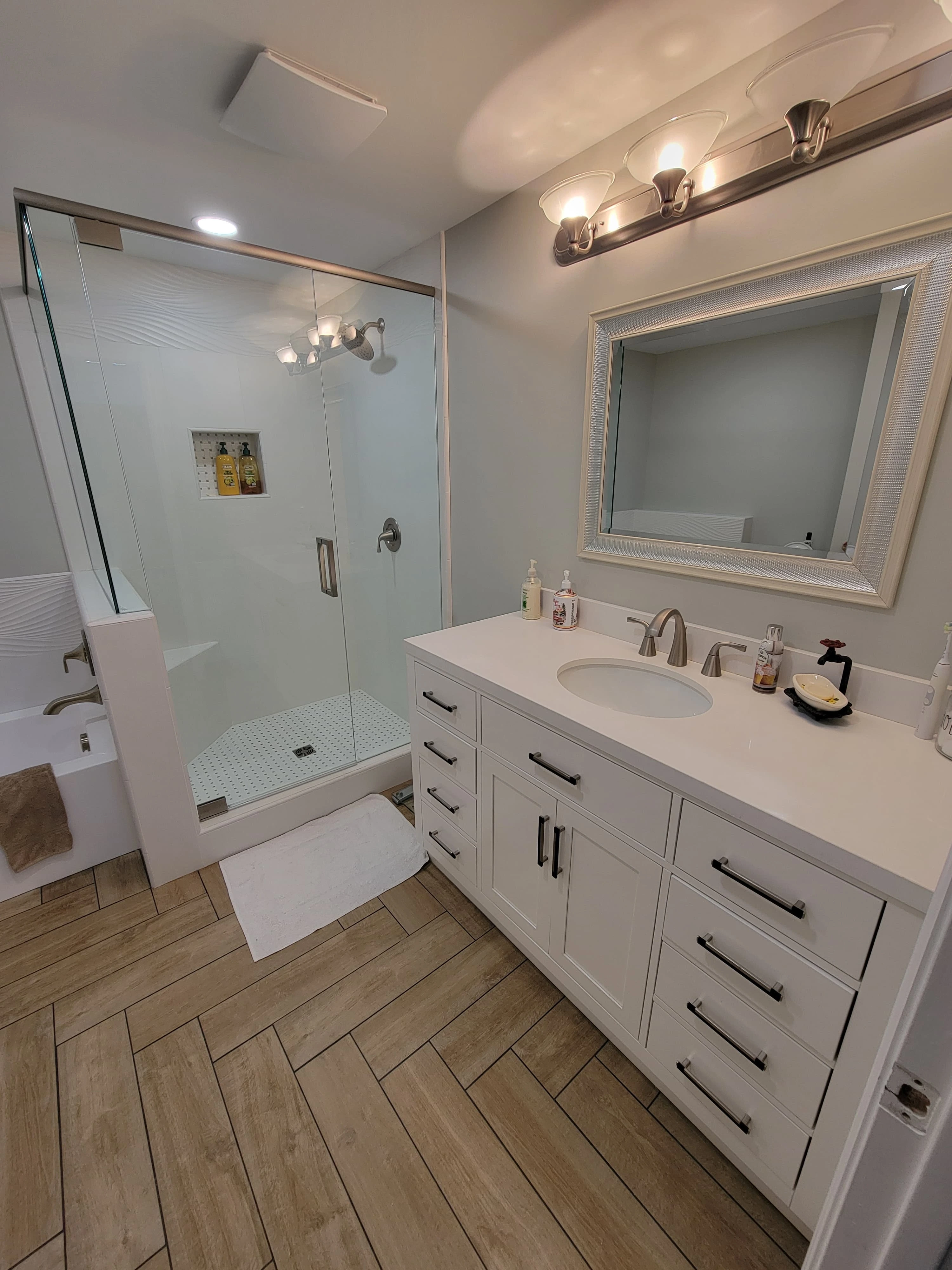 Spotless bathroom after house cleaning in Sandy, Utah