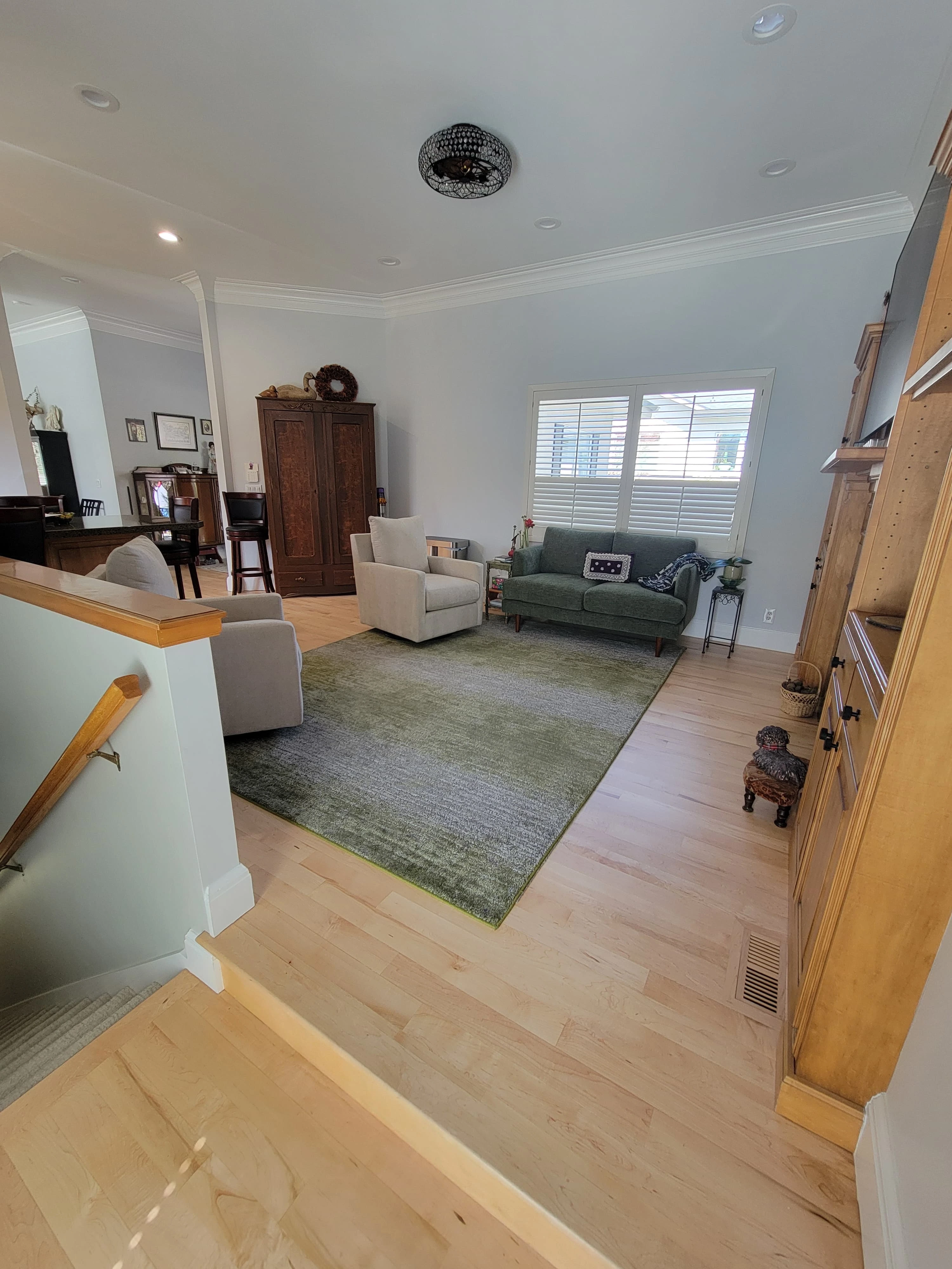 Bi-weekly maid service Draper UT — consistently clean family room by My Pristine Home