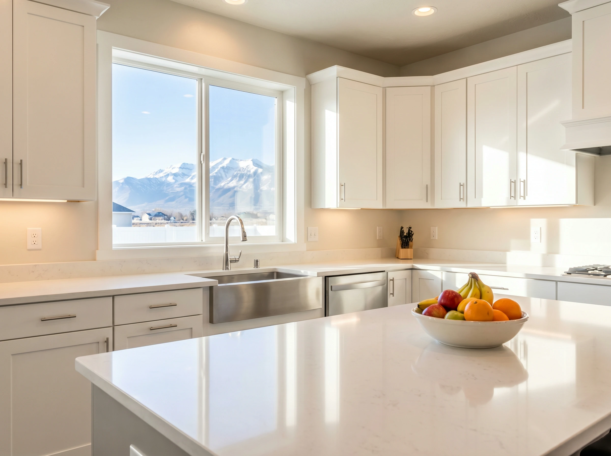 Professionally cleaned kitchen in Herriman, UT by My Pristine Home
